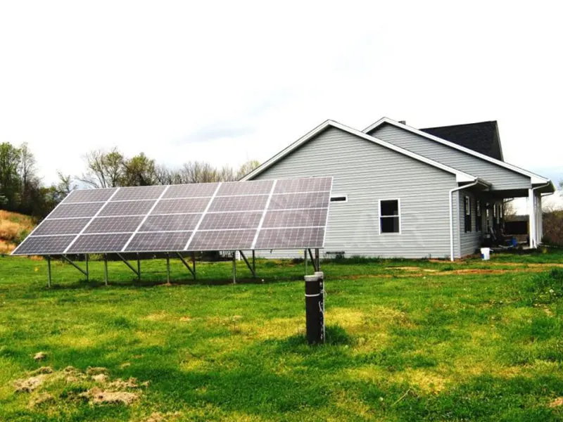 10KW jordmonterede solpaneler til hjemmet