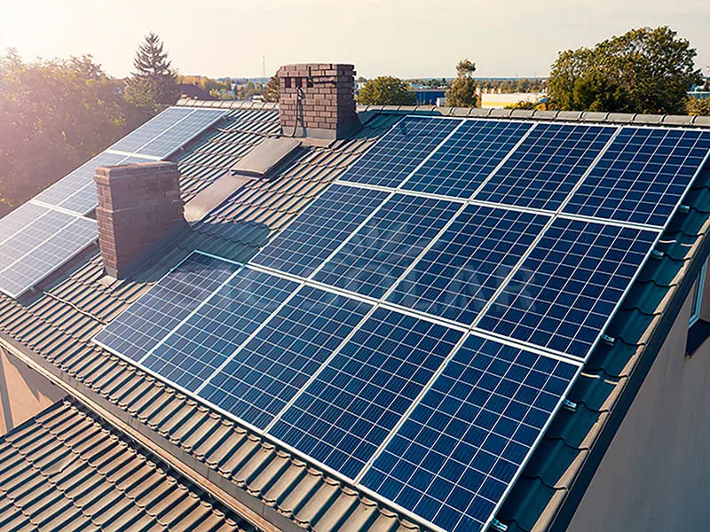 11KW Solpaneler Spanske tegltagbeslag