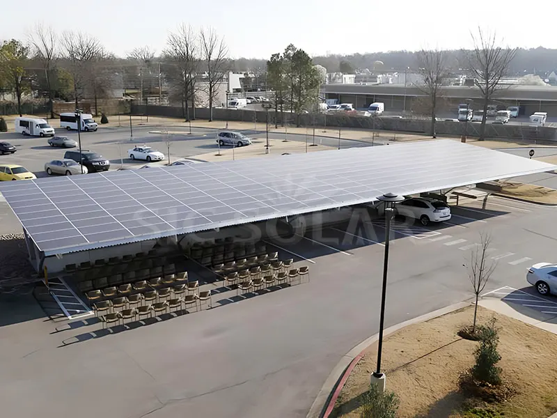 150KW Canada Solar Carport Monteringssystem
