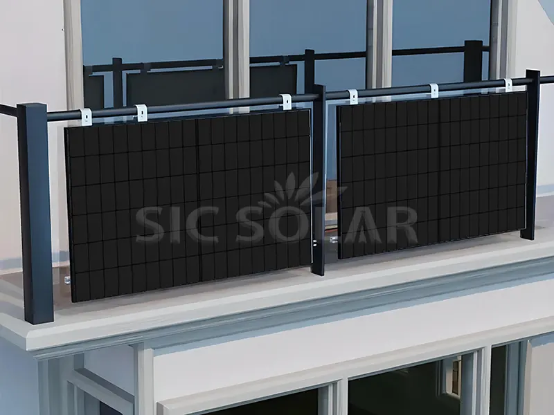 1KW Home Balcon Solar Monteringssystemer I Tyskland
