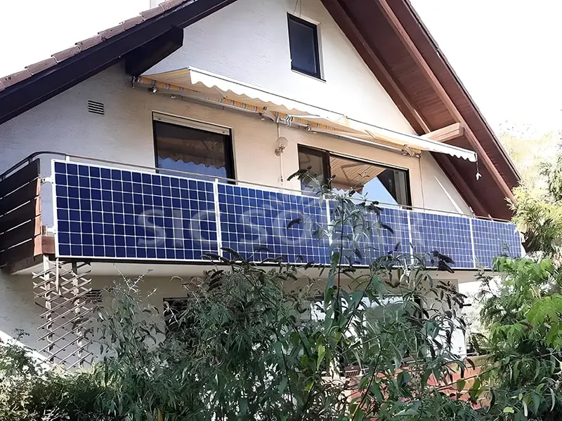 2,5kw Solar Balkon Beslag I Danmark