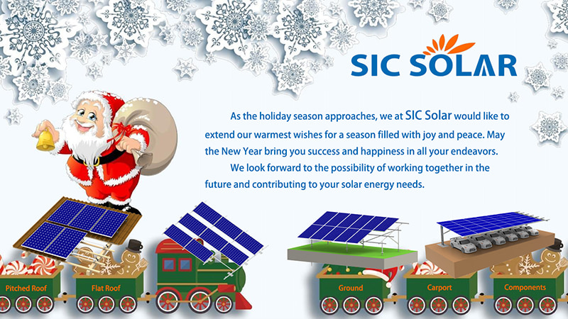 SIC Solar ønsker dig en glædelig jul og et godt nytår