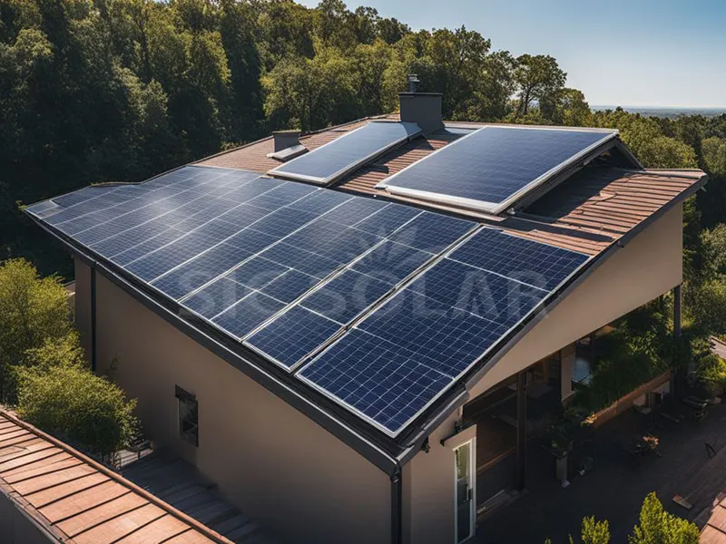 20KW Skifer Tegltag Solar Beslag I Portugal