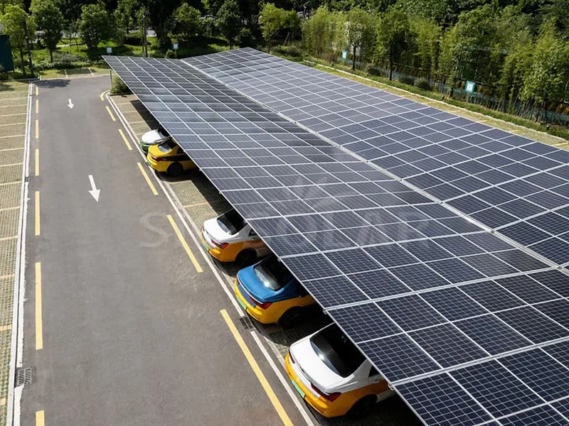 250KW vandtæt carport solar monteringssystem i Filippinerne