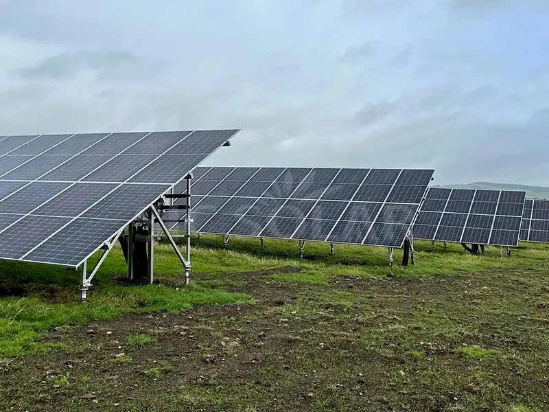 2MW Solpanel W Type Jordmonteringsbeslag i Brasilien