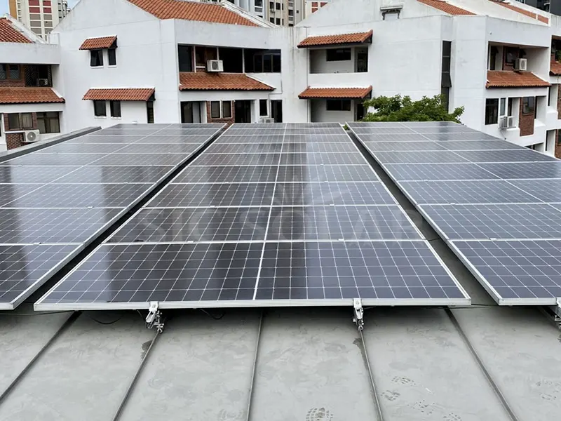 30KW metaltag solar monteringssystemer til Singapore