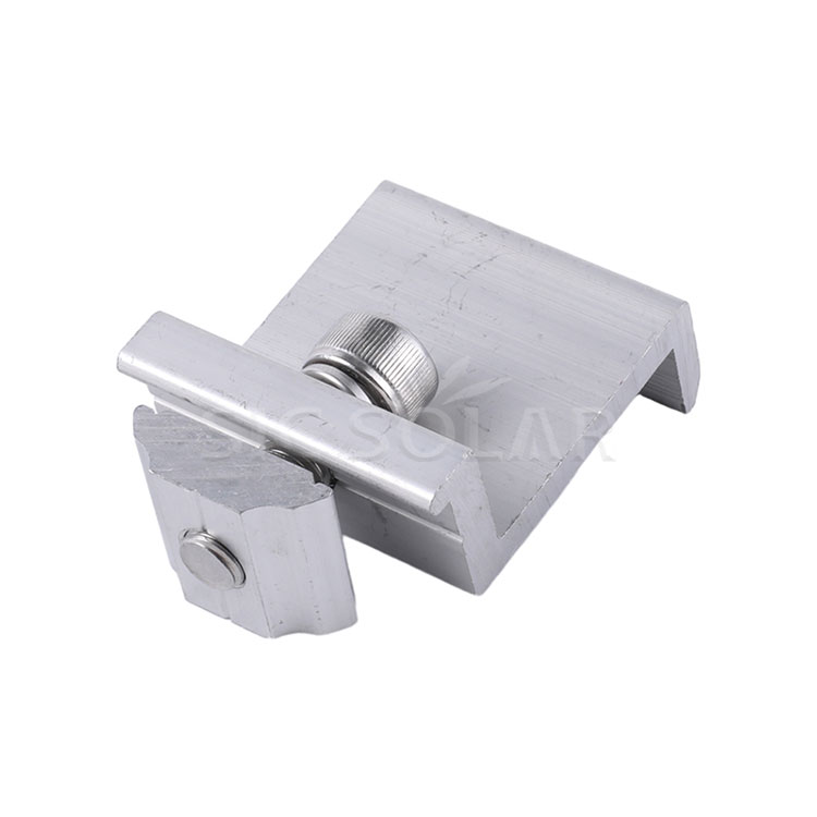 Solar endeklemme i aluminium