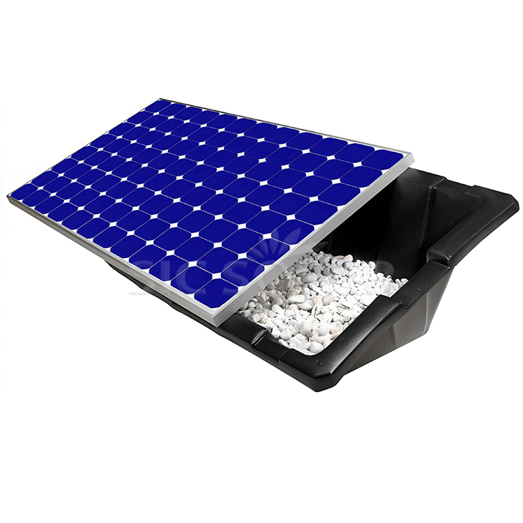 Solpanel ballast montering