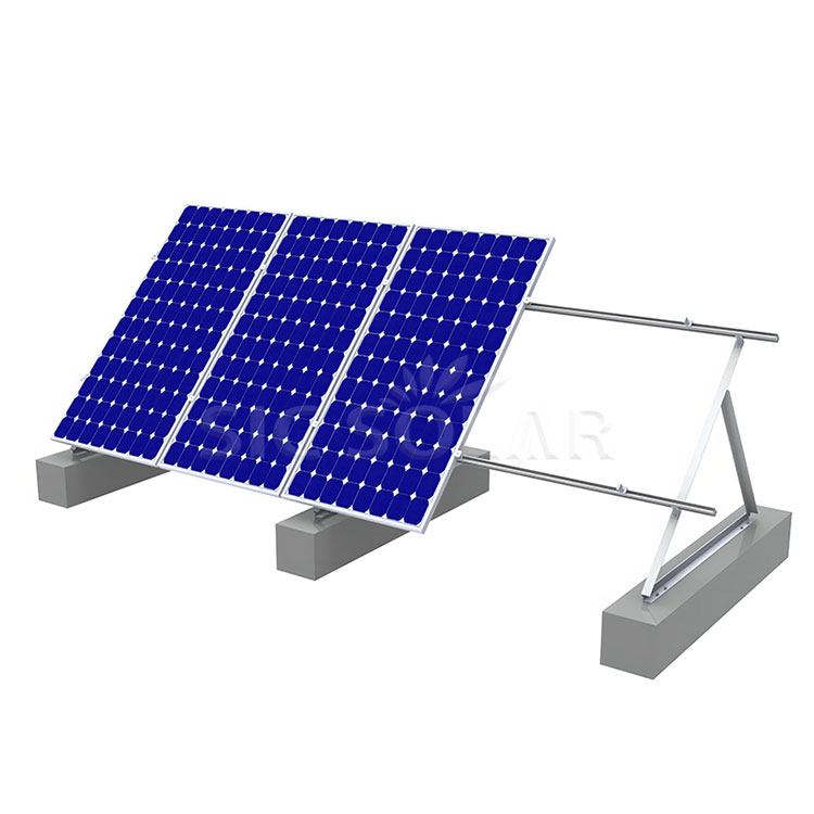 Trekant solar monteringssystem